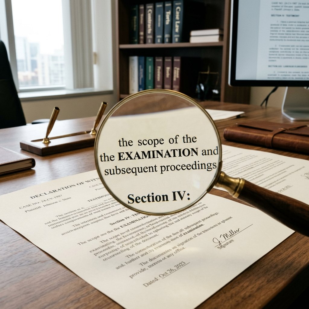 Examination of Application