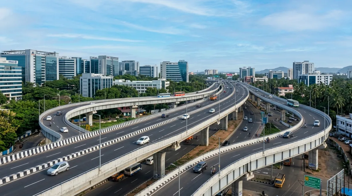 NH 66 Flyovers Proposed Near Technopark Phase III and Lords Hospital Junction in Trivandrum