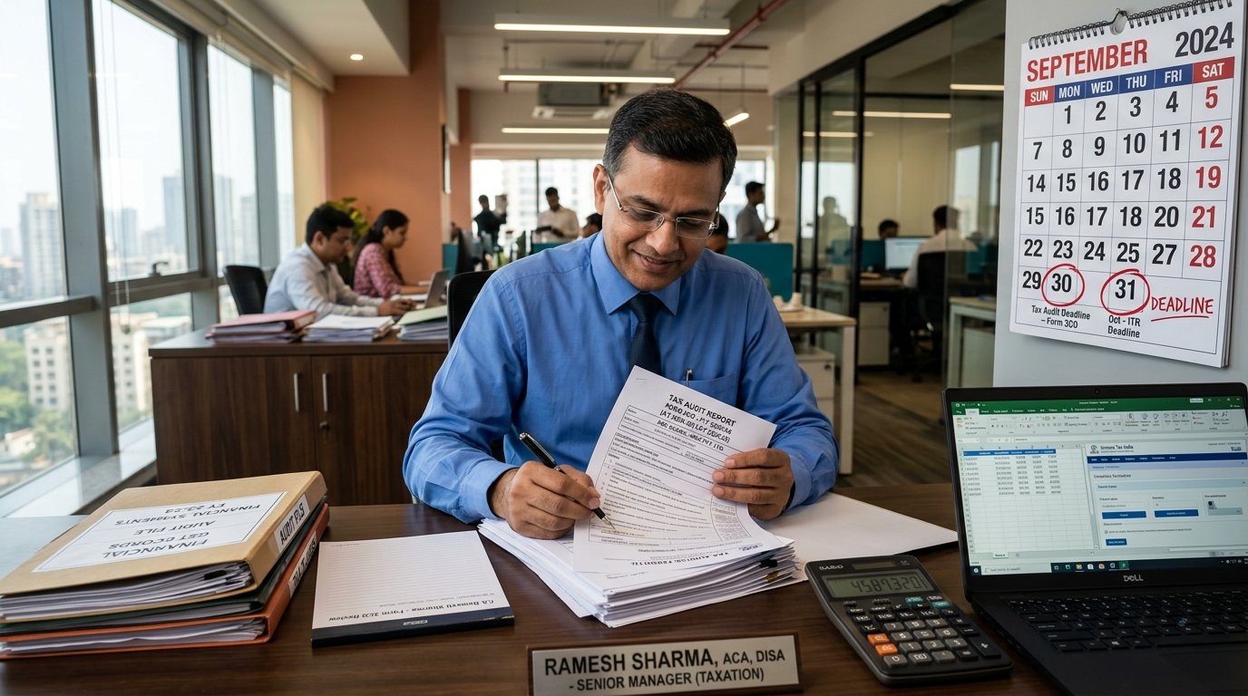 Tax Audit Report Due Date Extended to 21 October 2026 and ITR to 21 November 2026 for AY 2026-27